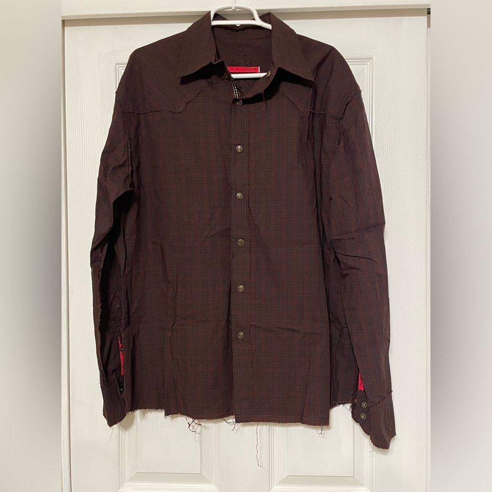 Men’s long sleeve button up
